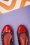 Banned Retro 40757 Cut Out Flats Red Cherry's Bow 022122 605