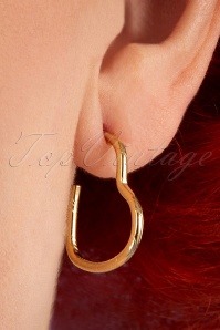 Day&Eve by Go Dutch Label - 50s Heather Heart Earrings in Gold