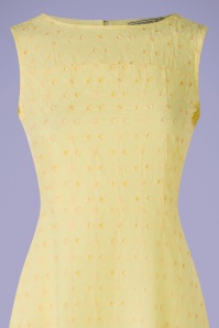 Mademoiselle YéYé - Irresistible jurk in zacht geel 5