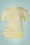 Up And Down Knit Top Années 60 en Jaune Tendre