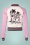 Queen Kerosin 40539 Jacket Creme Pink White  Chi Chi Beach Poodie 23022022 606W