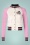 Queen Kerosin 40539 Jacket Creme Pink White  Chi Chi Beach Poodie 23022022 602W
