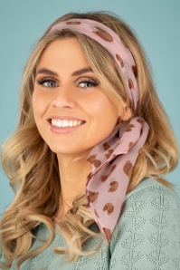 Erstwilder - Le Croissant sjaal in roze 3