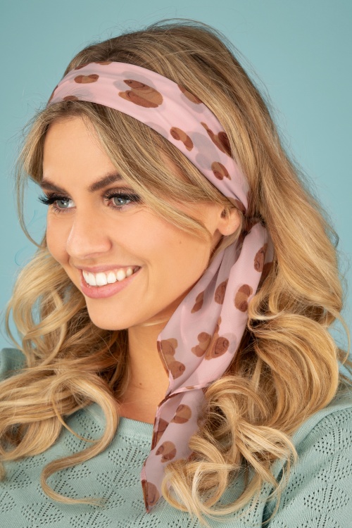 Erstwilder - Le Croissant sjaal in roze