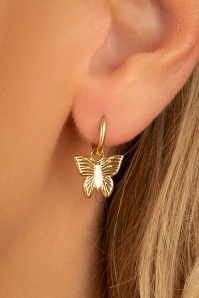 Day&Eve by Go Dutch Label - Butterfly Ohrringe in Gold