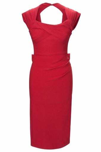 Love Red Bow pencil dress