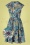 Pretty Vacant 40174 Diana Floral Dress Blue 220224 502 Z