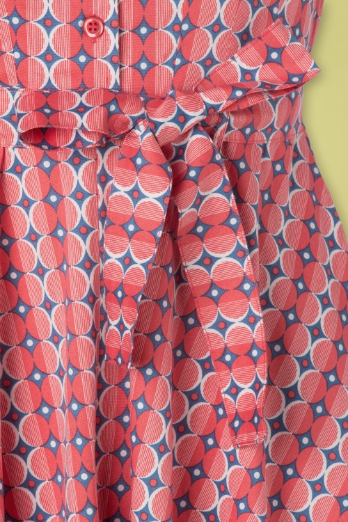 Circus 40282 Dress Swng Graphic Pink Blue White 220228 605