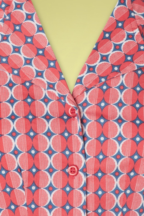 Circus 40282 Dress Swng Graphic Pink Blue White 220228 604 V