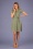60er Jahre Emmy Vegas Kleid in Schwarz und Multi
