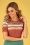 60er Agnes Bell Sleeve Picadillo Top in Brunette Braun