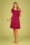 60s Elisa Dottie Dress in Rubin Red