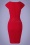 Vintage Chic 41481 pencil dress red 220120 004W