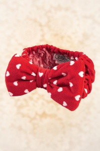 The Vintage Cosmetic Company - Rosie Make-Up Headband in Red