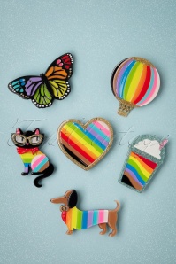 Erstwilder - Elissa the Rainbow Cat Brosche 4