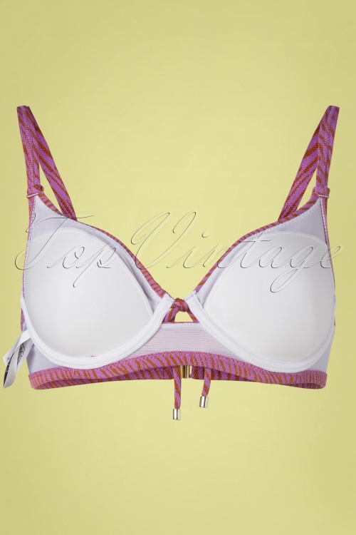 Cyell - Zumba Zebra Bikini Top in Pink 5