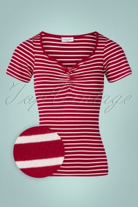 Vive Maria - Summer Capri Shirt Années 50 en Rouge
