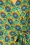 LaLamour - Whitney Crochet Wrap Jumpsuit Années 70 en Turquoise 3