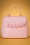 50s Zoe Floral Bag in Light Pink