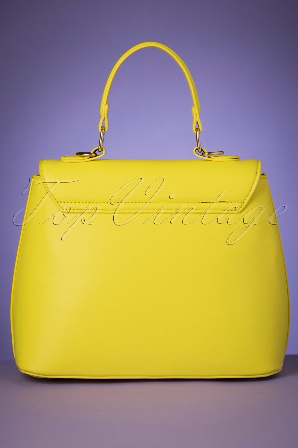 Lulu Hun 50s Zoe Floral Bag in Vibrant Yellow