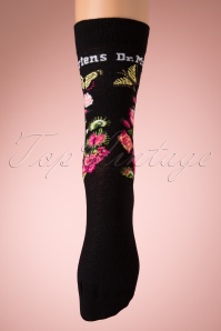 Dr. Martens - Flower sokken in zwart 3