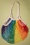 50s Rainbow Shopper Bag in Multi