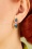 Boucles d'oreilles My Flower Années 60 en Bleu
