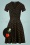 60s Shalala Tralala Dress in Mon Cherry Black