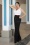 Vintage Diva 41430 Kellie Jumpsuit White Black 12212021 001M W