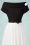Vintage Diva  - De Fremont Occasion swing jurk in zwart en wit 6