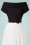 Vintage Diva  - The Fremont Occasion Swing Dress in Black and White 7