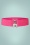 Banned Retro 50s Lauren Retro Stretch Belt in Hot Pink