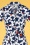Mademoiselle Yeye 40826 City Trip Dress Floral Clouds 2 Navy White 220316 600V