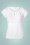 Charlotte Shirt Années 60 en Blanc