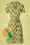 60s Tulsa Parrot Sundeck Polo Dress in Mustard