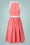 Unique Vintage 42784 Dress Pink Dots White 20220318 609W