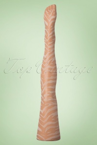 Fiorella - Tigris Strumpfhose in Weiß und Beige 3