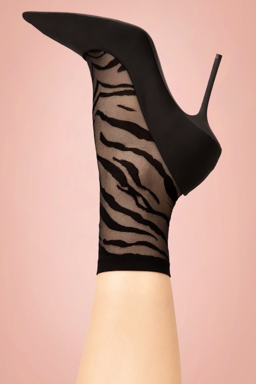 Fiorella - Steppe sokken in zwart 2