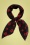 Remembrance Poppy Scarf in Black and Red