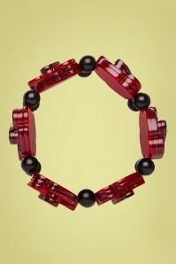 Erstwilder - Remembrance Poppy Stretch Bracelet in Red 3