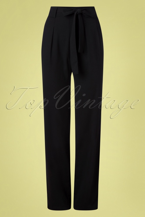 Md'M - 50s Paola Trousers in Black