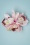 50s Aaliyah Orchid Hairflower in Light Pink