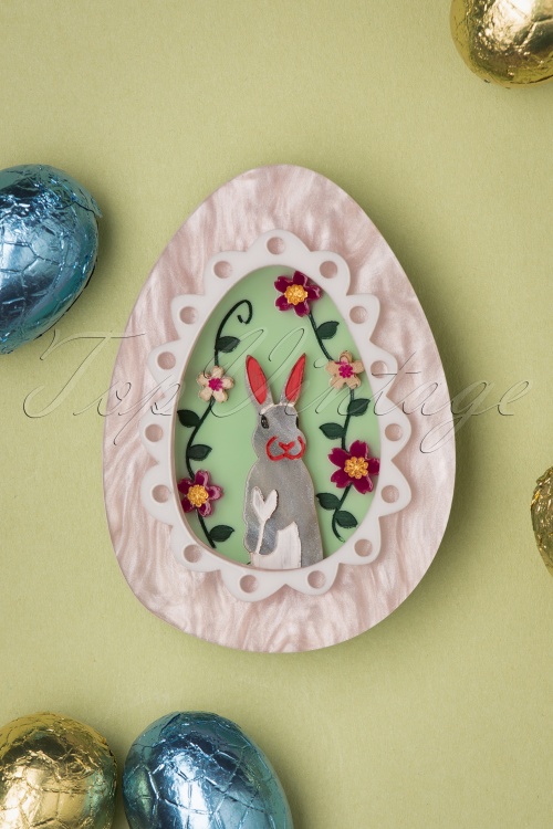 Daisy Jean - Easter Egg Bunny Brooch