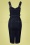 Queen Kerosin 40570 Pencil Dress Workwear Denim Dark Blue Wash 20220322 508W