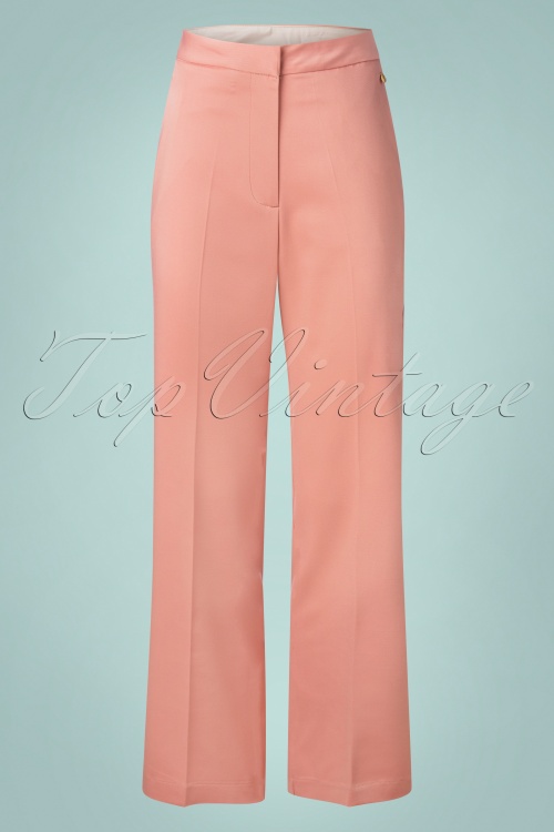 4FunkyFlavours - Run Away Trousers Années 60 en Rose To Love