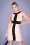 Vixen 40952 Cecile Contrast Stripe Dress Peach 20220328 020LW