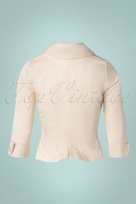 Miss Candyfloss - Clara Citra Bride blazer in opaal 3