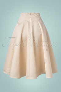 Miss Candyfloss - 50s Cleo Citra Bride Swing Skirt in Opal 3