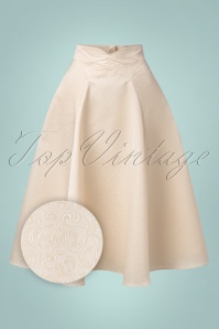 Miss Candyfloss - 50s Cleo Citra Bride Swing Skirt in Opal 2