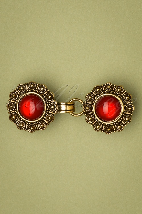 Urban Hippies - 20s Vest Clips in Gold and Red